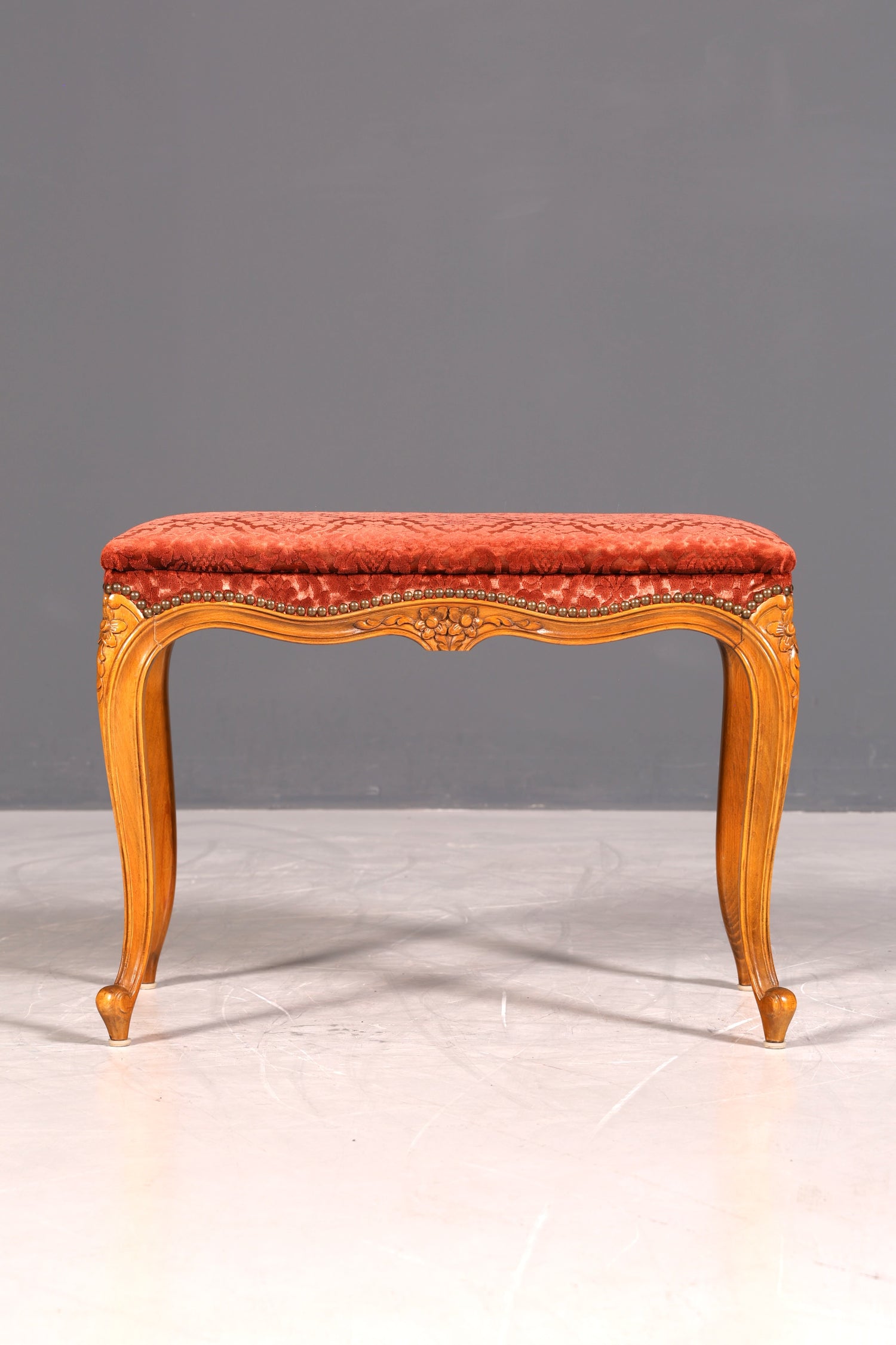 Wunderschöner Chippendale Hocker Barock Antik Stil Fussablage Schemel