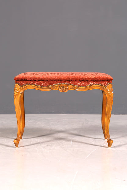 Wunderschöner Chippendale Hocker Barock Antik Stil Fussablage Schemel
