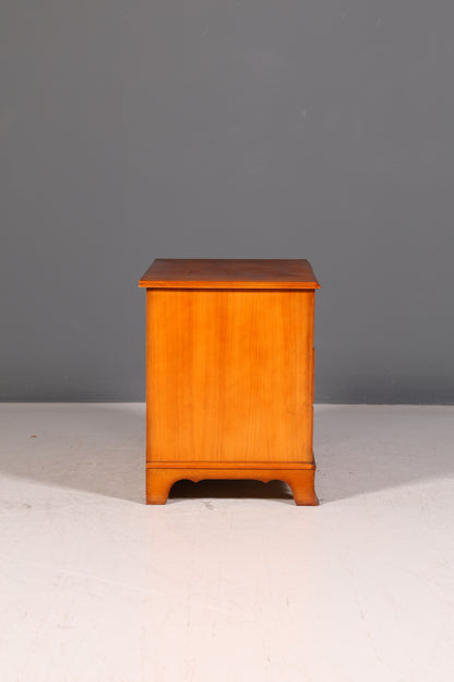Edle Original Heldense Kommode Eibe Englisch 60s Hifi Schrank TV Schrank Klappschrank Vintage