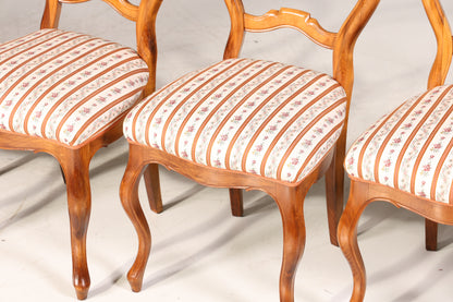 6x Traumhafte Louis Philippe Stil Stühle Biedermeier Stuhl Set Antik Küchenstühle Esszimmer Stühle