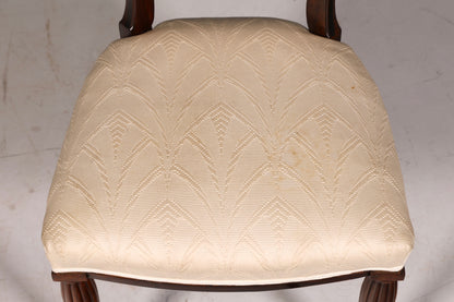 Elegant Art Deco chair Vintage dining chair writing desk chair upholstered chair armchair kitchen chair 1 of 2