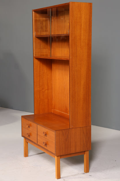 Wunderschönes Mid Century Regal Danish Design Schrank Retro Bücherregal Kommode