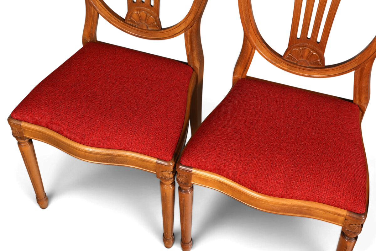 Wunderschöne 4er Set Englische Stühle Regency 60er Jahre Dining Chairs Antik Polsterstühle
