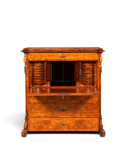 Wunderschöner Louis Philippe Sekretär Vertiko Highboard Schreibsekretär Massivholz