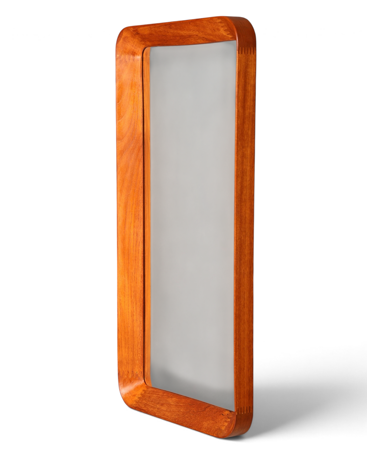 Wunderschöner Mid Century Spiegel Flur Wandspiegel Danish Design Spiegel Teak Holz Flurspiegel