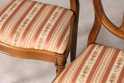 4x Traumhafte Stühle im Gustavianischer Stil Englisch Stil Küchenstühle Antik Stil Esszimmer Stuhl Set