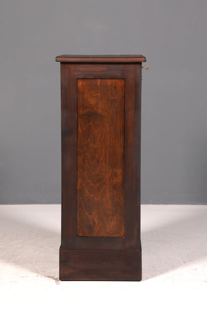 Schlichter Bauhaus Rollladenschrank Jalousieschrank Aktenschrank Art Deco Büroschrank Antik Vintage
