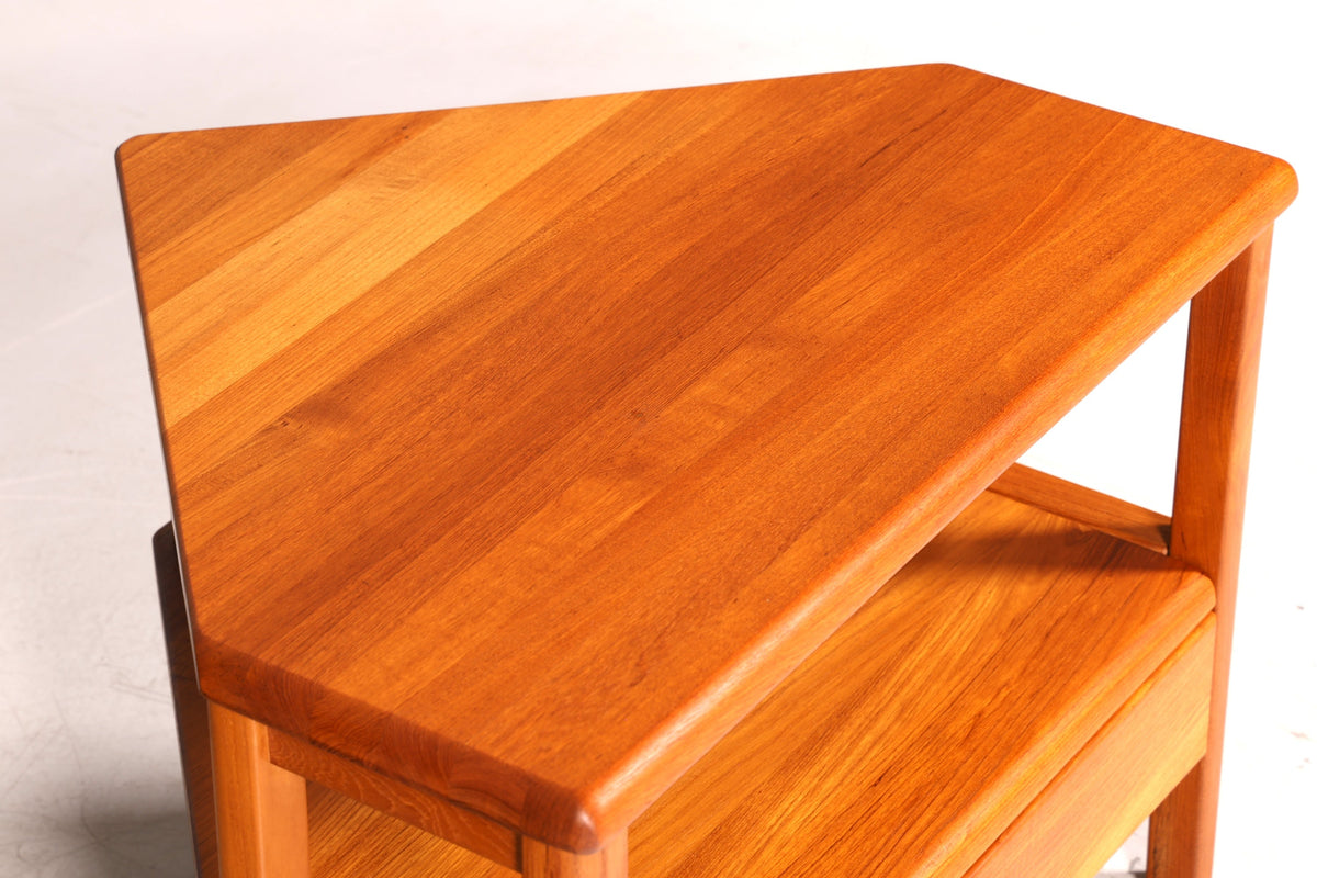 Dänischer Beistelltisch Teakholz Salling Stolefabrik Ecktisch Mid Century Danish Design Couchtisch Vintage