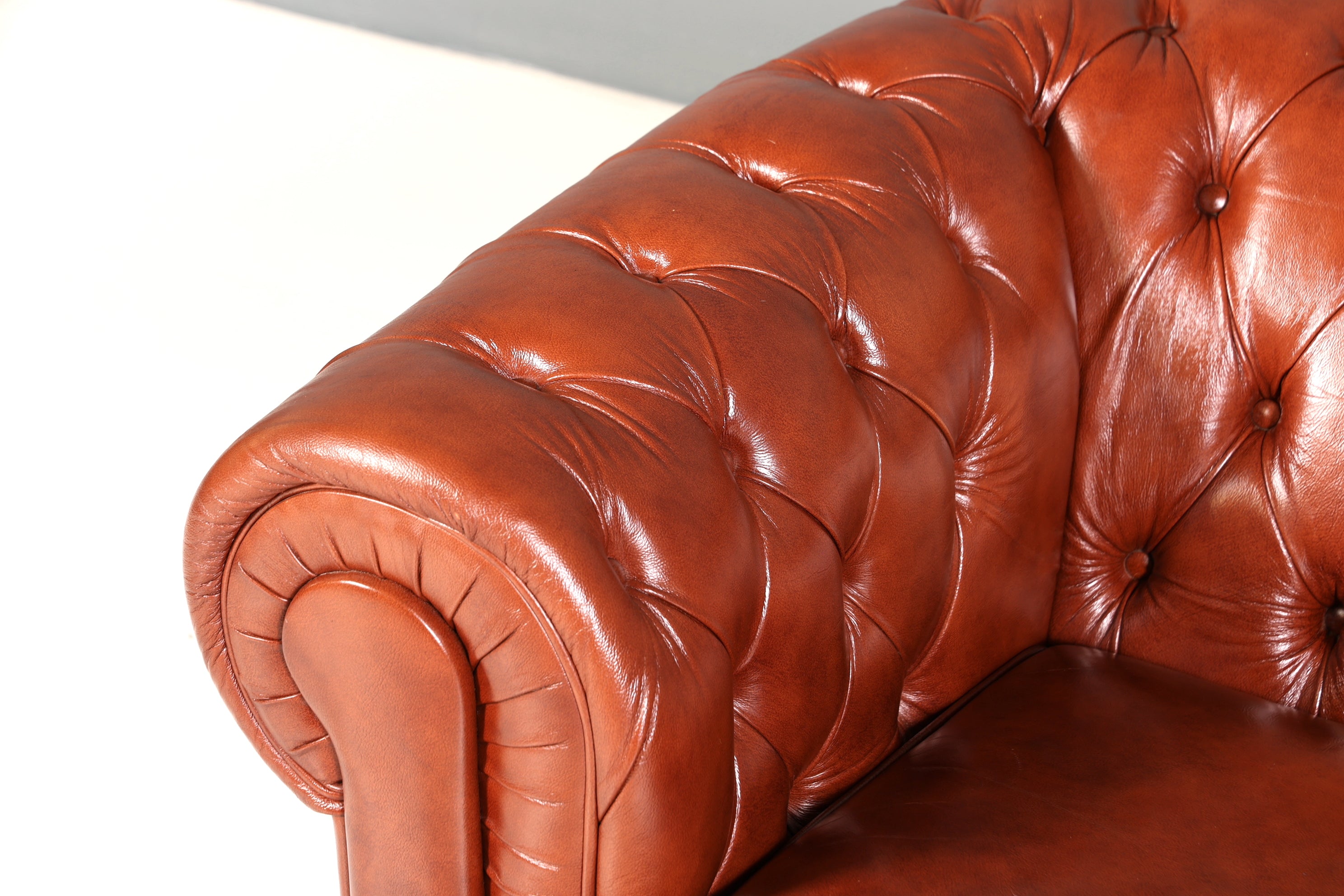 Wunderschönes Original Chesterfield Sofa 3-Sitzer Couch England Polstersofa