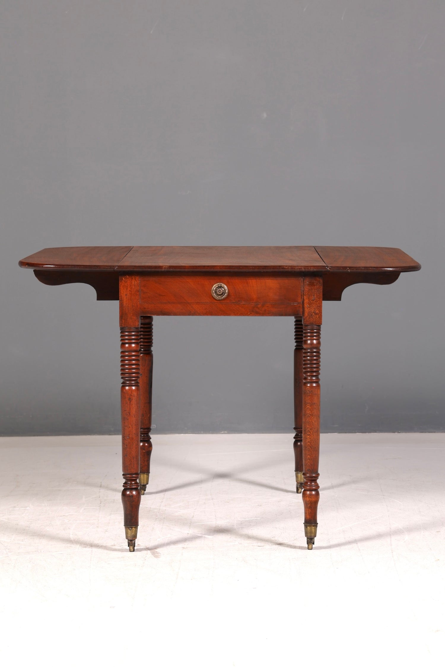 Wunderschöner Englischer Esstisch Mahagoni Klapptisch Küchentisch Regency Antik Ausklappbar Vintage