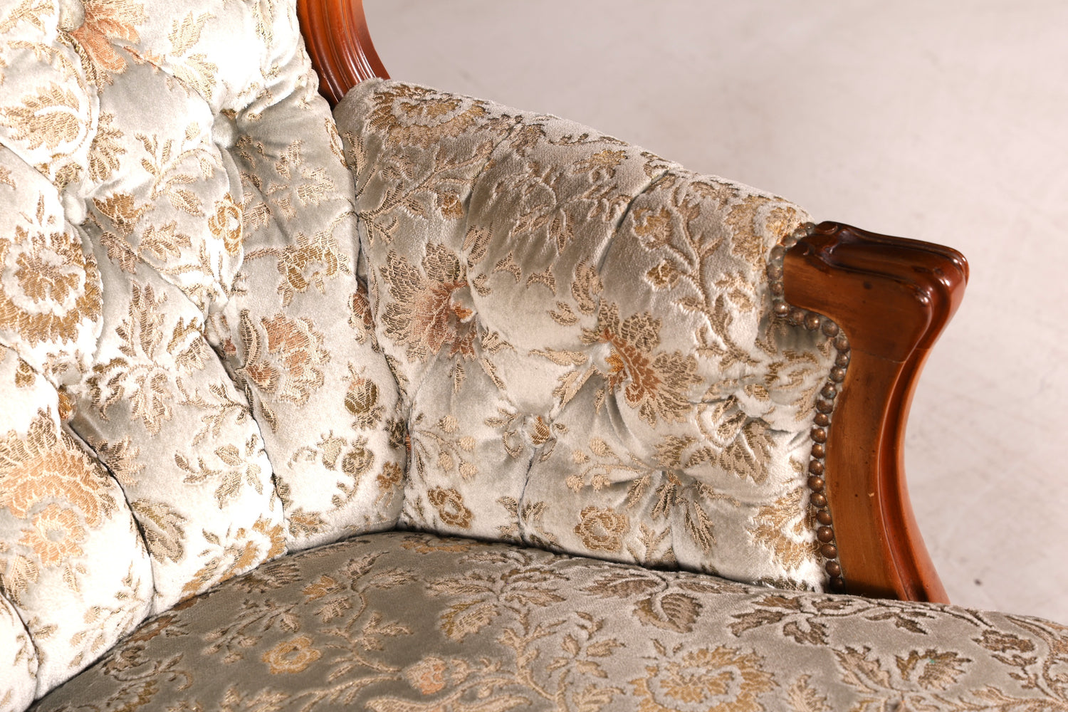 Wunderschöner Chippendale Sessel Antik Barock Stil Chesterfield Armlehnsessel 2 von 2