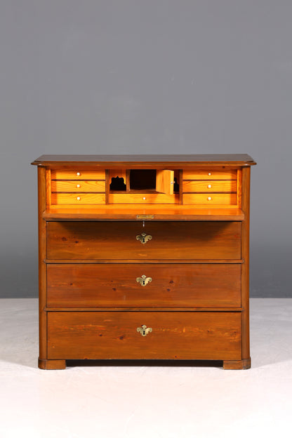 F970 Finish cm Stilvolle Louis Philippe Kommode Nussbaum Gründerzeit Schubladenkommode um 1890