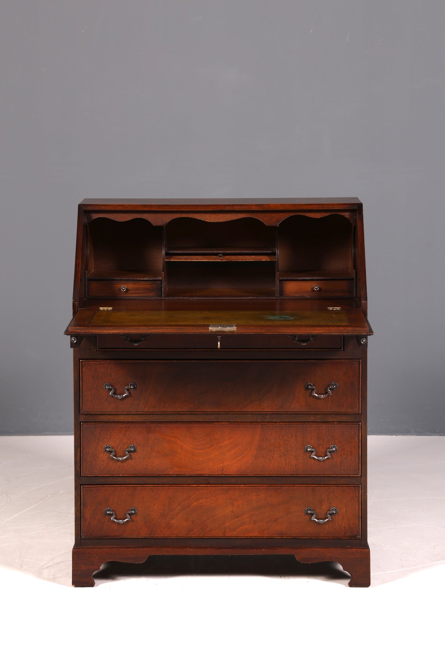 Wunderschöner Englischer Sekretär Schreibkommode echt Holz Schreibtisch Kommode