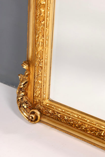 Stilvoller Prunk Barock Stil Wandspiegel Ornamenten Gold Spiegel Flurspiegel Spiegel