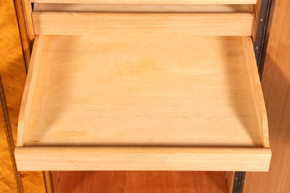 Edler Chippendale Schrank Barock Stil Vertiko Highboard Antik 50s 60s Kommode Aktenschrank Wäscheschrank