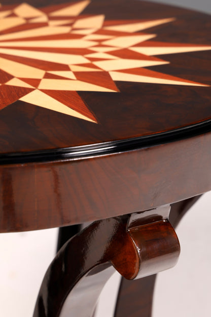 Wunderschöner Art Deco Stil Couchtisch Antik Stil Luxus Beistelltisch Wohnzimmer Ablagetisch