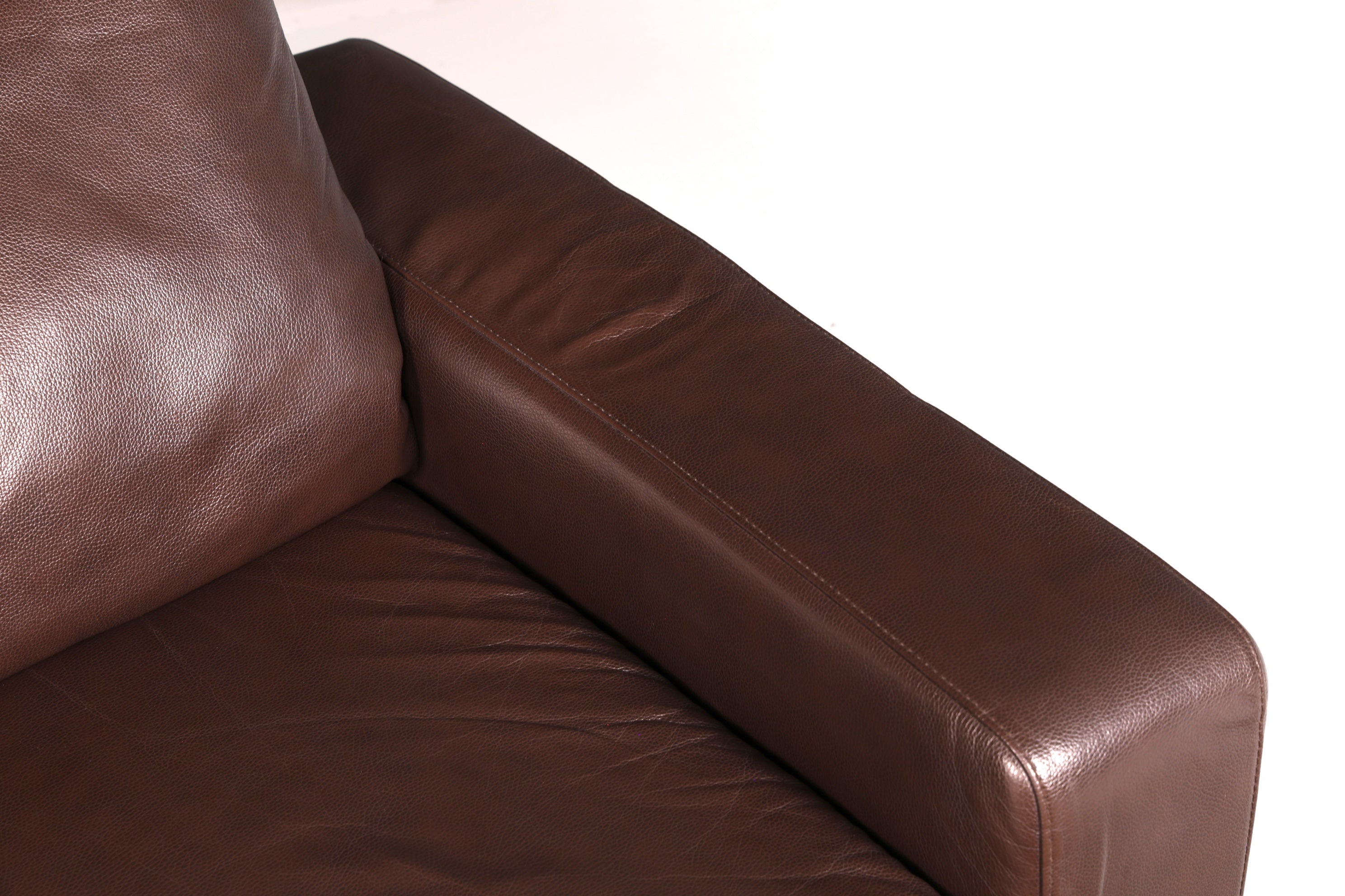 Wunderschöne Stressless E200 Récamière Echtleder Braun Longchair Ottomane Ledersofa Relaxliege Vintage