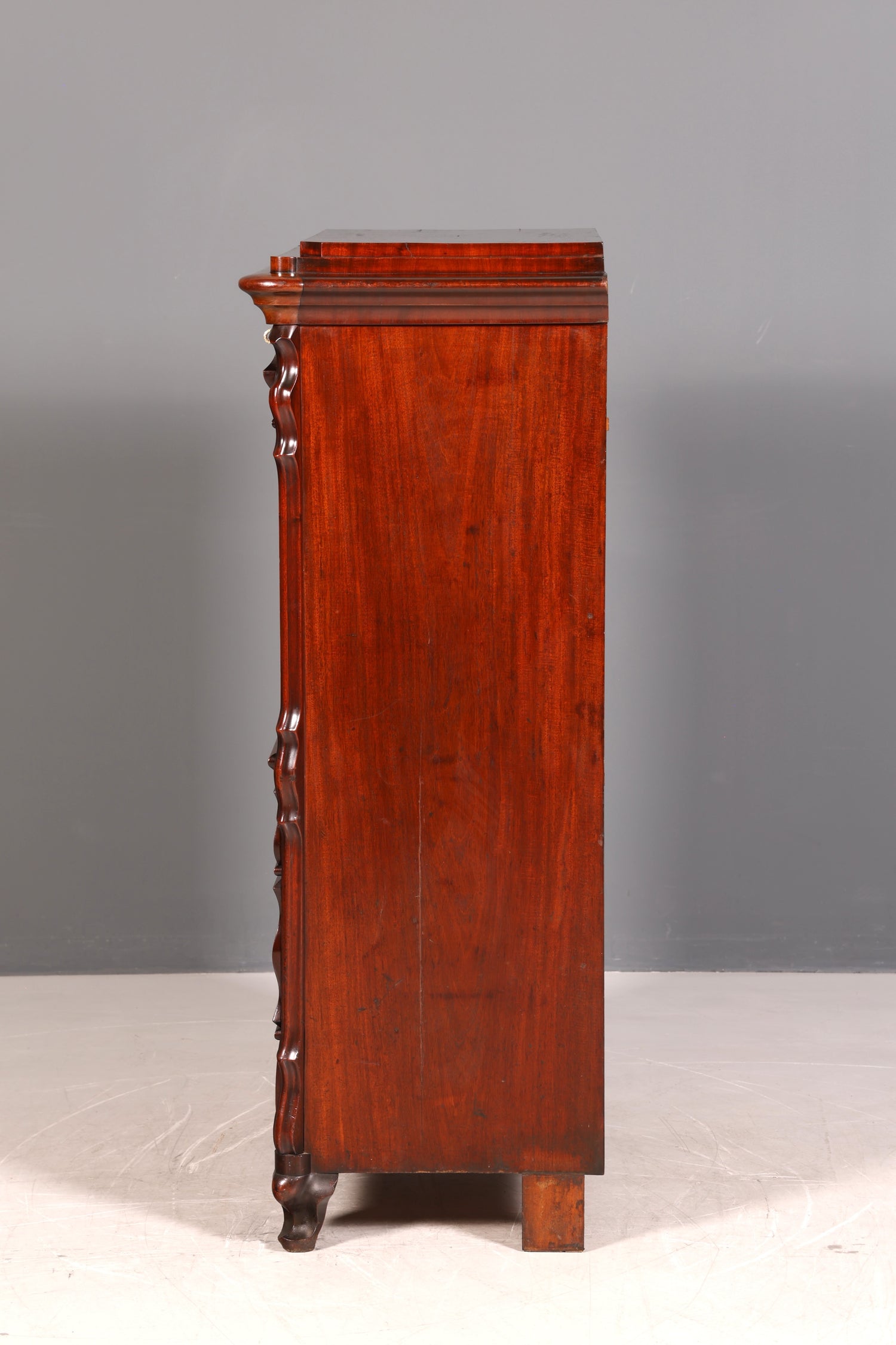 Wunderschöner Louis Philippe Sekretär Vertiko Highboard Schreibsekretär Biedermeier Massivholz um 1880