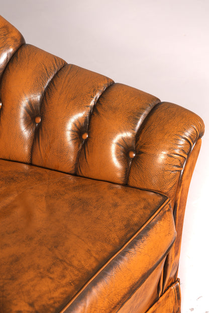 G150 Finish cm Stilvoller Original Chesterfield Sessel Englischer Armlehnsessel Englisch Herrensessel (Kopie 2)