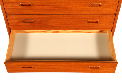 Traumhafte Mid Century Kommode Teak Holz Sideboard Vintage Schubladen Kommode Wäschekommode