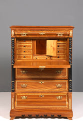 Traumhafter Gründerzeit Sekretär Vertiko Highboard Louis Philippe Kommode um 1880