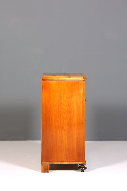 Wunderschöner Biedermeier Sekretär Antik Kommode Louis Philippe Office Schreibkommode