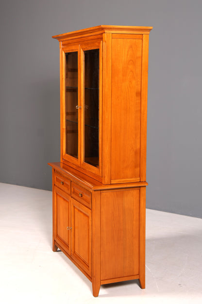 Traumhafte Original Selva Vitrine Antik Stil massiv Holz Buffet Schrank Bibliothek