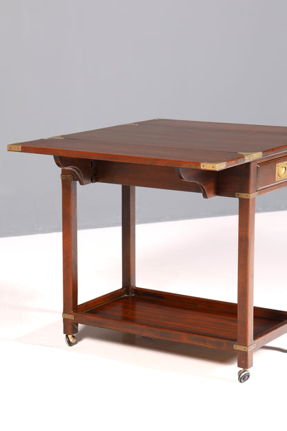 Wunderschöner Maritimer Tisch Beistelltisch Englischer Klapptisch Ablagetisch Serviertisch Bar Wagen