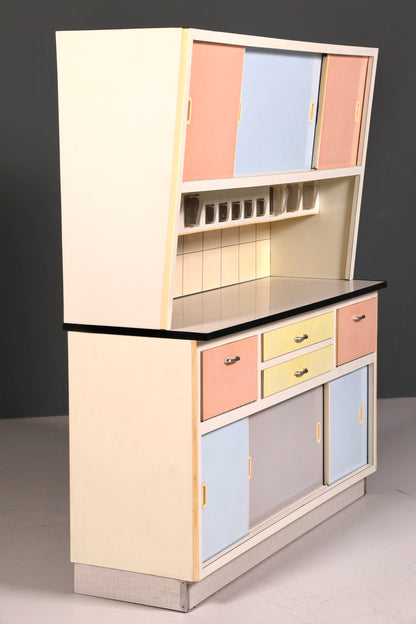 Kultiger Mid Century Küchenschrank Vintage Buffet Retro Anrichte 60er Jahre Schrank