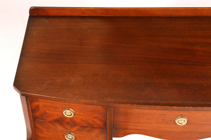 Edler Englischer Konsolentisch Regency Stil Mahagoni Schreibtisch Frisiertisch Beistelltisch Antik Vintage