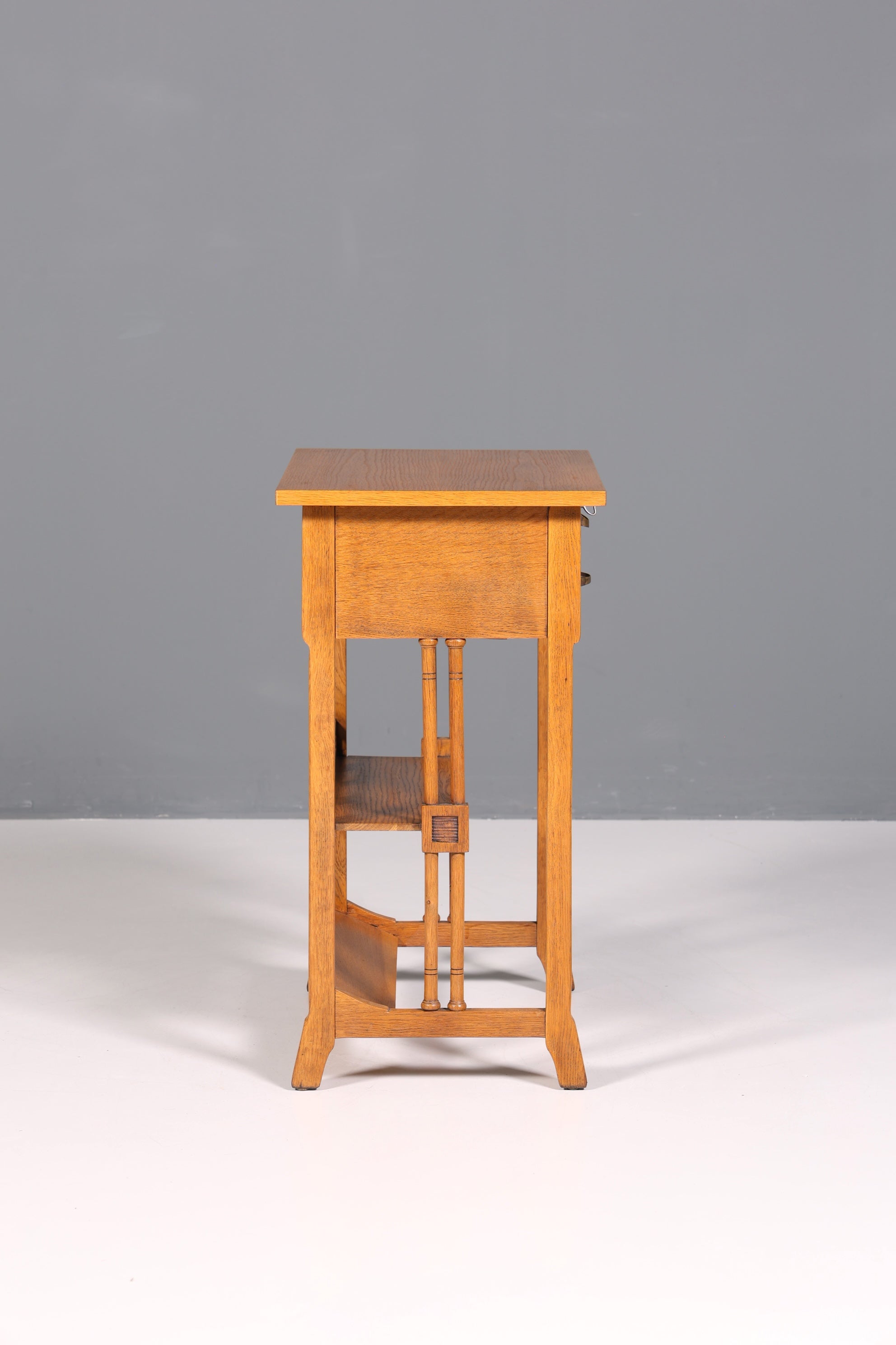 Wunderschöner Jugendstil Nähtisch Antik Beistelltisch um 1910 echt Holz Ablagetisch Kommode