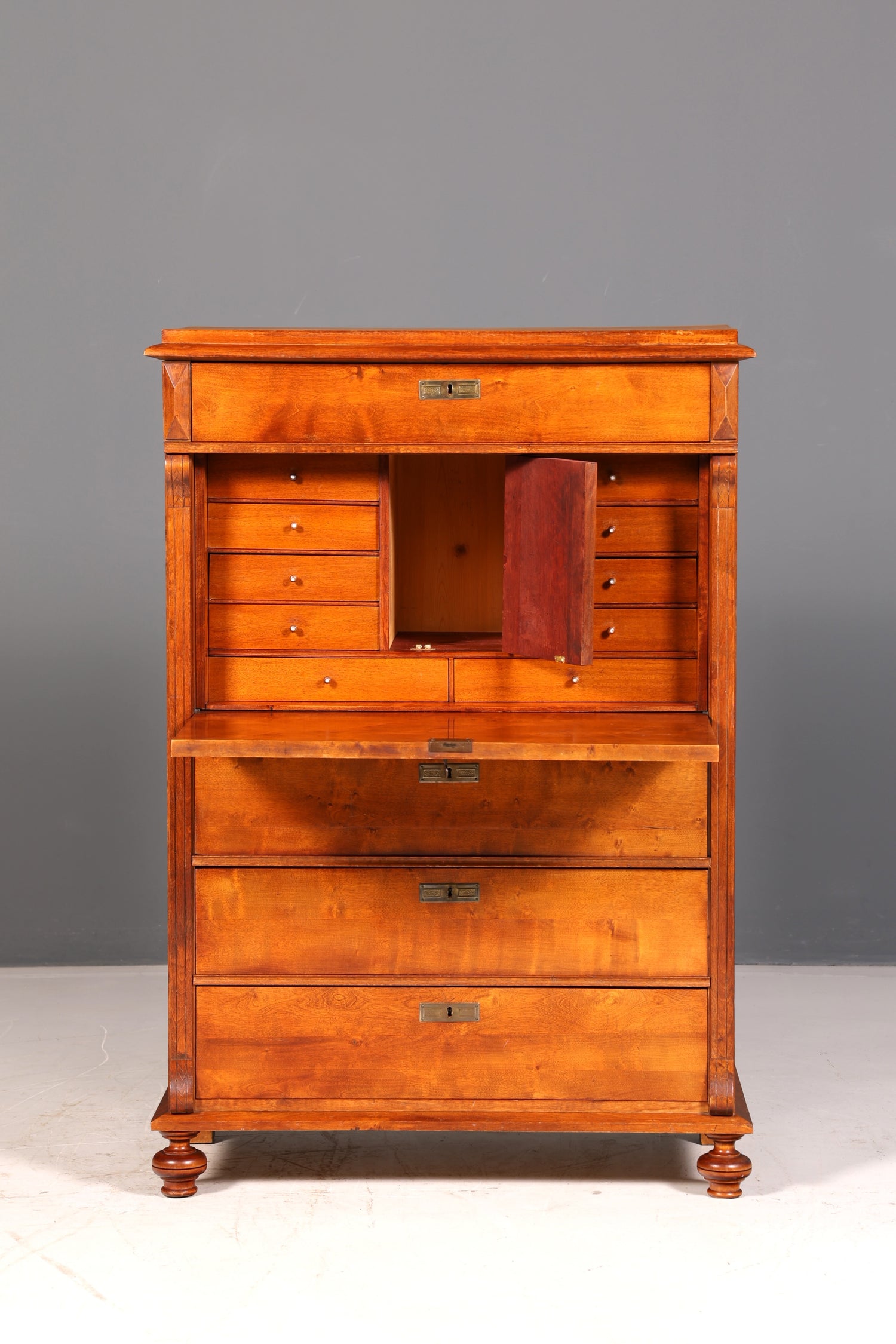 Wunderschöner Gründerzeit Sekretär Kommode Jugendstil Schubladenkommode Antik Vertiko Vintage