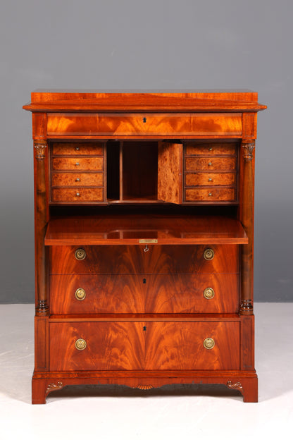 Traumhafter Original Biedermeier Sekretär um 1860 Englisch Kommode Antik Bürokommode