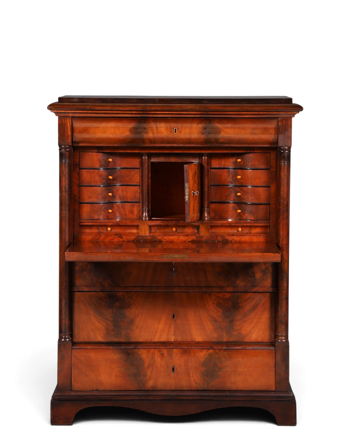 Wunderschöner Biedermeier Sekretär Gründerzeit Vertiko Antik Kommode Schreibkommode