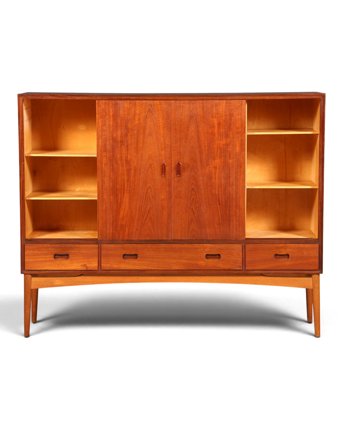Mid Century Highboard Teak Danish