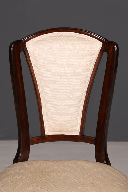 Elegant Art Deco chair Vintage dining chair writing desk chair upholstered chair armchair kitchen chair 1 of 2