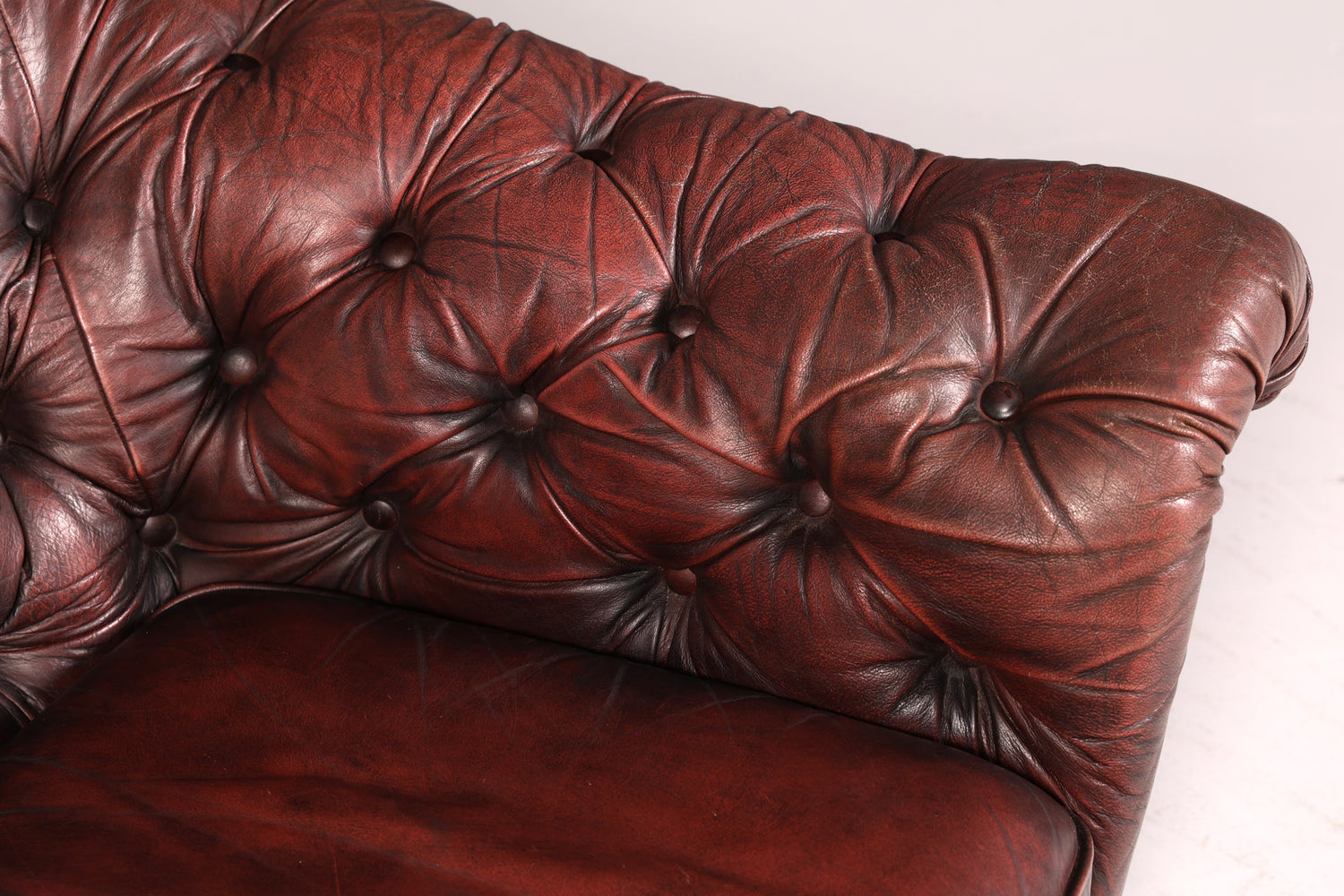 Stilvoller Original Chesterfield Sessel Englischer Armlehnsessel Englisch Herrensessel Antik Leder