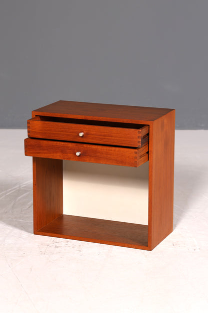 Wunderschöne Mid Century Teak Holz Nachttisch Danish Design Flurkommode Kommode 60s