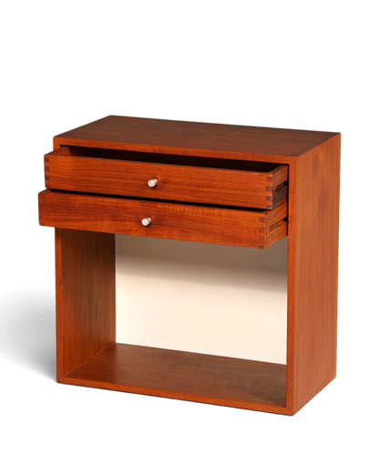 Wunderschöne Mid Century Teak Holz Nachttisch Danish Design Flurkommode Kommode 60s