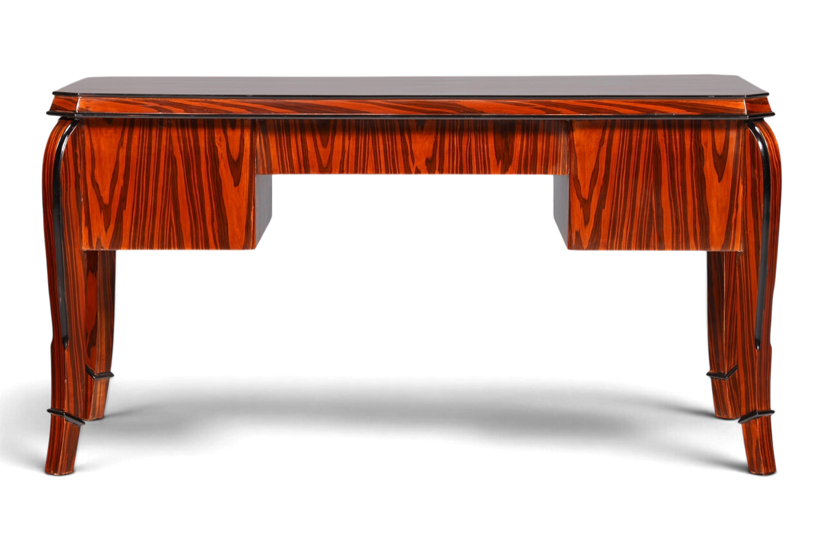 Wunderschöner Art Deco Stil Schreibtisch Bürotisch Antik Stil Office Desk