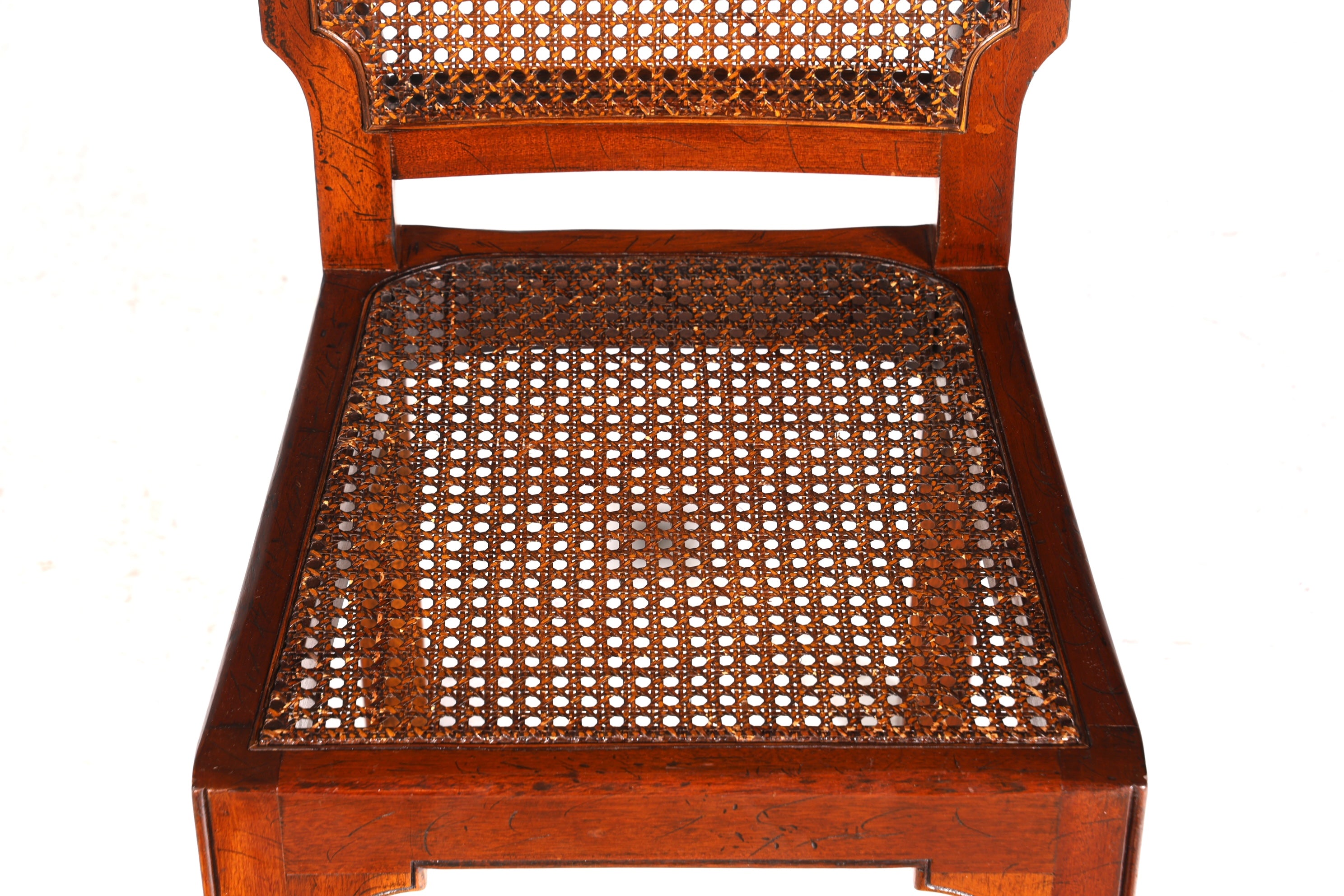 Wunderschöner Antik Stuhl Korbgeflecht Schreibtisch Stuhl Wiener Geflecht Sekretär Stuhl Gründerzeit Küchenstuhl