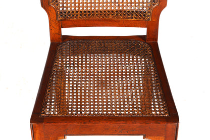 Wunderschöner Antik Stuhl Korbgeflecht Schreibtisch Stuhl Wiener Geflecht Sekretär Stuhl Gründerzeit Küchenstuhl