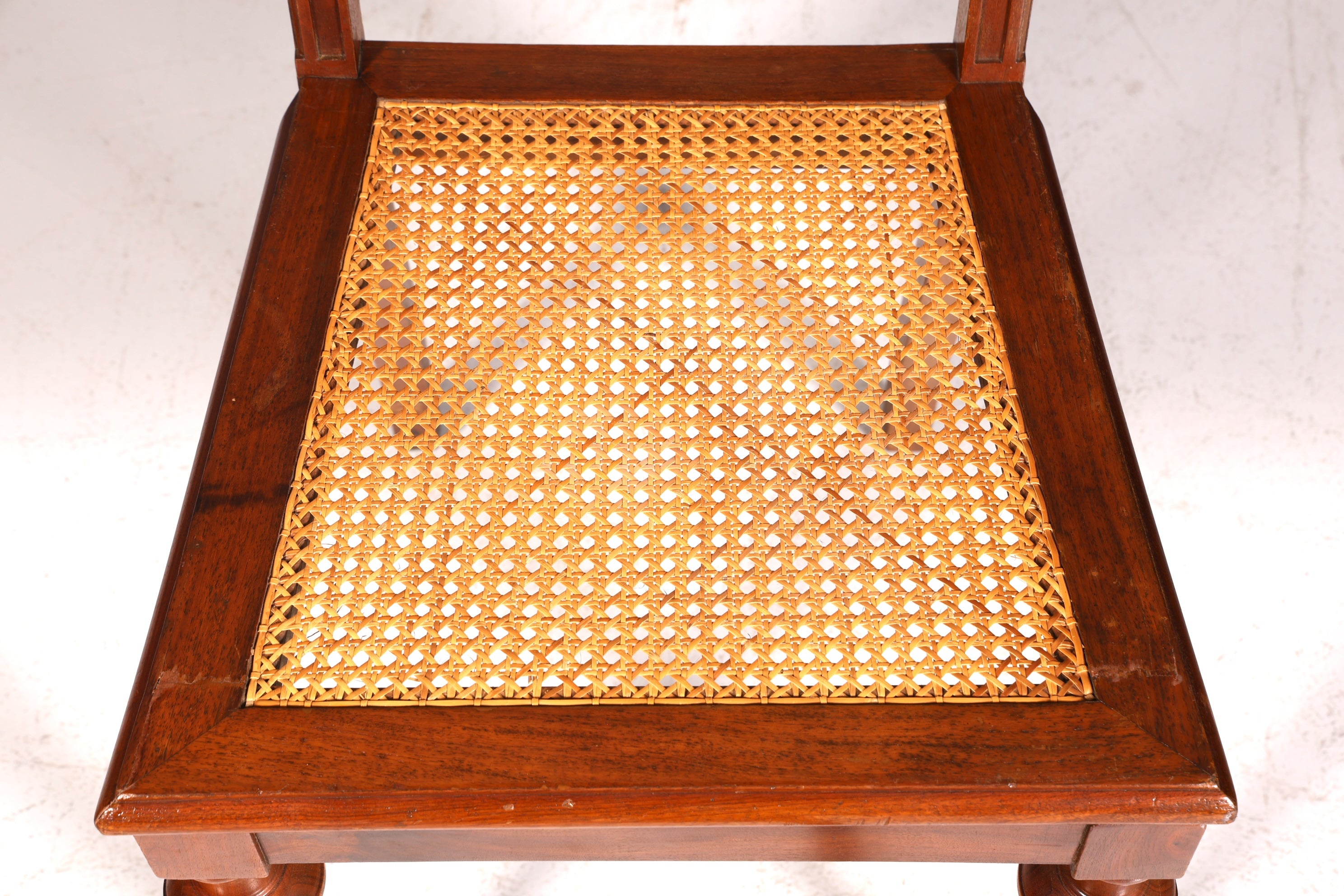 Stilvoller Gründerzeit Stuhl Antik Korbgeflecht Schreibtisch Stuhl Sekretär Stuhl Antik Küchenstuhl 2 von 2