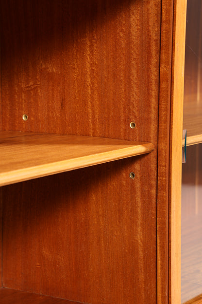 Wunderschöne Mid Century Vitrine Vintage Regal Retro Bücherregal Kommode Buchablage Bibliothek