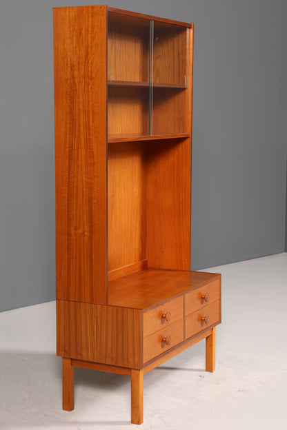 Wunderschönes Mid Century Regal Danish Design Schrank Retro Bücherregal Kommode
