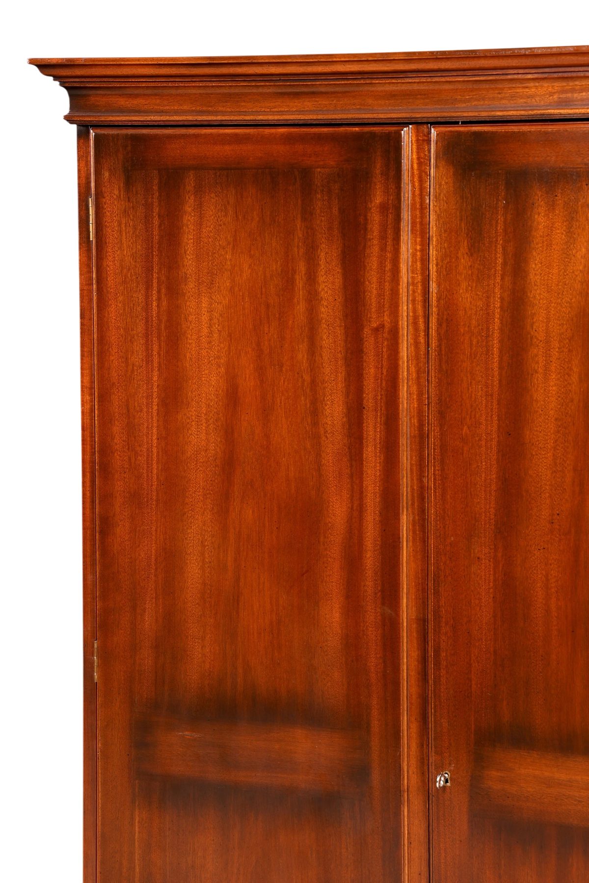 Hauptstadt Möblerei englischer Kleiderschrank aus Mahagoni mit warmer Maserung und klassischem Design
