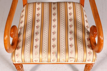 Wunderschöner Englischer Stuhl UK Küchenstuhl Antik Biedermeier Stil Eibe Sekretär Stuhl Polsterstuhl