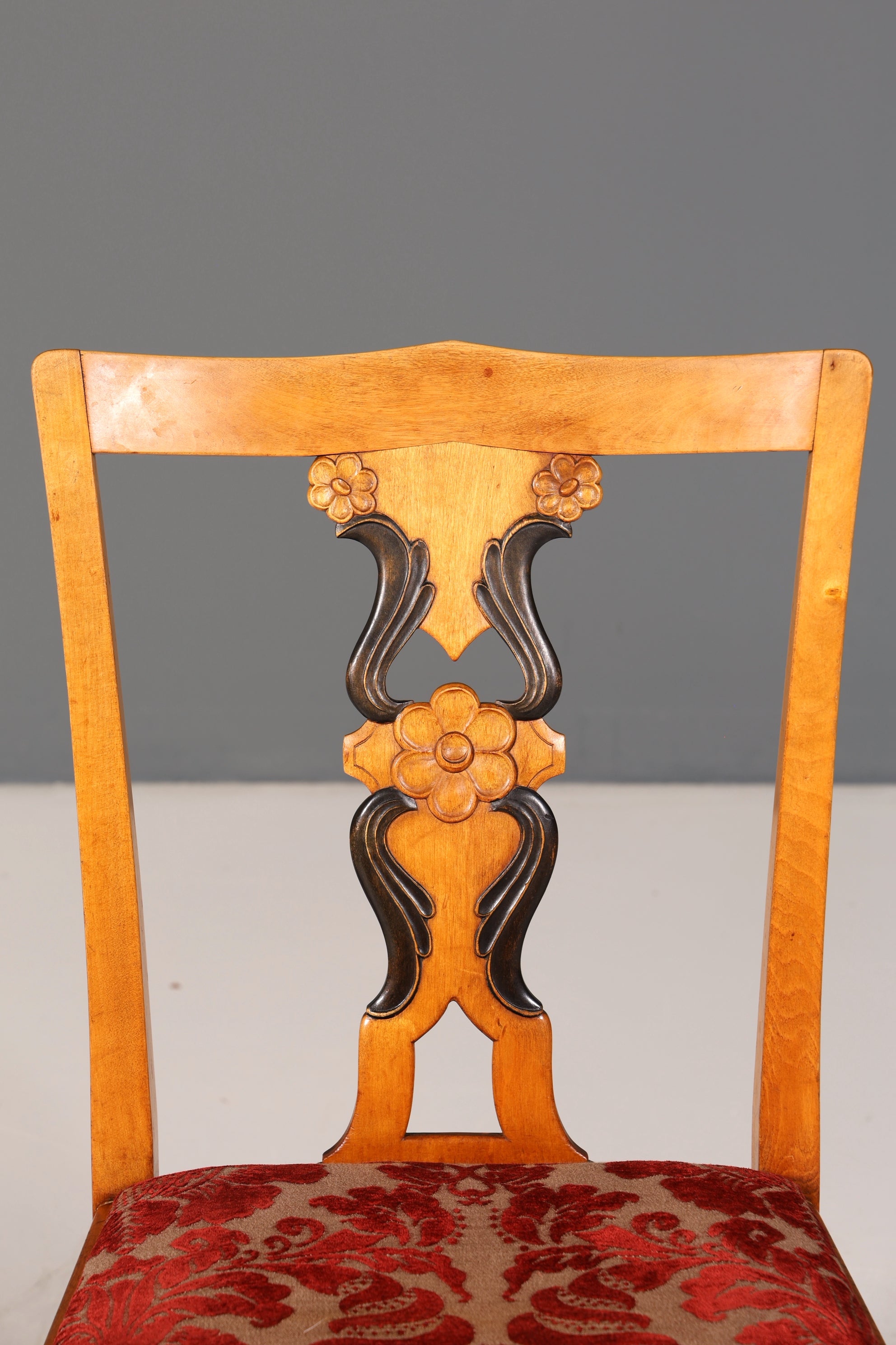 6x Traumhafte Stühle im Biedermeier Stil Antik Stuhl Set Jugendstil Küchenstühle Esszimmer Stühle