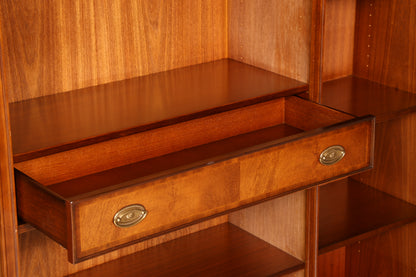 Beeindruckendes XXL Original Heldense Bücherregal Eibe Englisch Regal Standregal Bücherschrank Antik Bibliothek