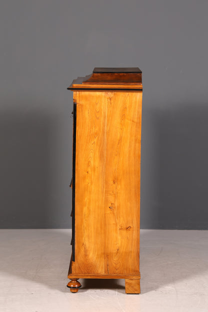 G614 Finish Cm Stilvoller Biedermeier Sekretär Louis Philippe Vertiko Antik Kommode Schreibkommode Office Desk (Kopie)